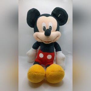 Disney Mickey Mouse Plush - Classic Black, Red, and Yellow
